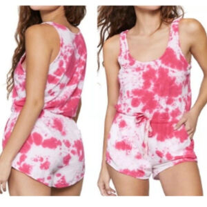 Spiritual Gangster Tie Dye Pink Perfect Lounge Romper